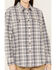 Image #3 - Ariat Women's Rebar Flannel Long Sleeve Button Down Plaid Print Work Shirt, Brown, hi-res