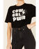 Ali Dee Women's Cowgirl Power Graphic Tee , Black, hi-res