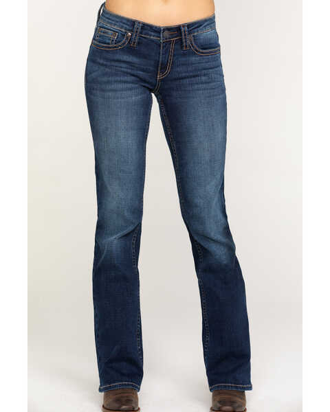Image #2 - Shyanne Women's Medium Bootcut Jeans, Blue, hi-res