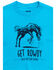 Image #2 - Cinch Toddler Boys' Horse Short Sleeve Graphic T-Shirt, Turquoise, hi-res