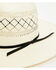 Image #2 - Rodeo King 25X Double Diamond Open Crown Straw Cowboy Hat, Natural, hi-res