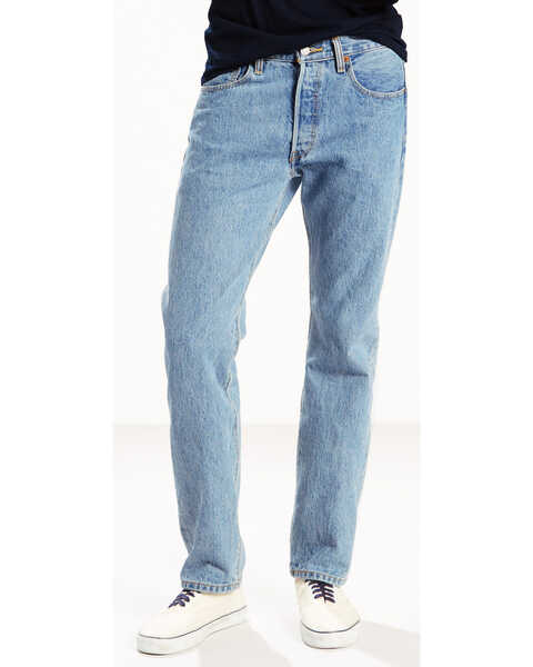 Levi's Men's 501 Original Fit Stonewashed Regular Straight Leg Jeans | Boot  Barn