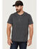 Flag & Anthem Men's Chatham Slub Burnout Henley T-Shirt , Charcoal, hi-res