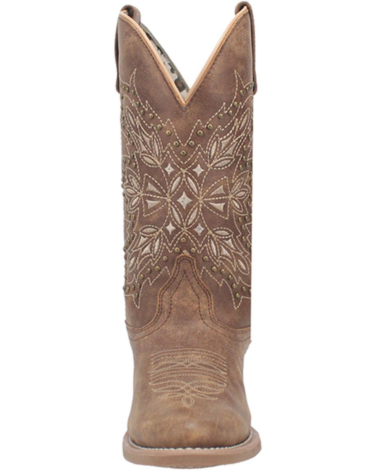 Image #4 - Laredo Women's Journee Western Boots - Round Toe, Brown, hi-res