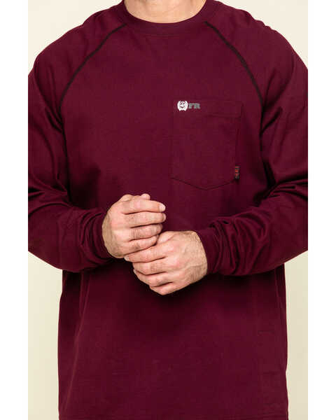 Image #4 - Cinch Men's FR Solid Long Sleeve Work Shirt , , hi-res