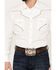 Image #3 - Wrangler Men's Rock 47 Long Sleeve Snap Western Shirt, White, hi-res