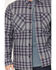 Image #3 - Hawx Men's FR Fulton Plaid Print Button-Down Work Shirt Jacket, Medium Grey, hi-res