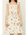Image #3 - Shyanne Girls' Floral Print Sleeveless Dress, Oatmeal, hi-res