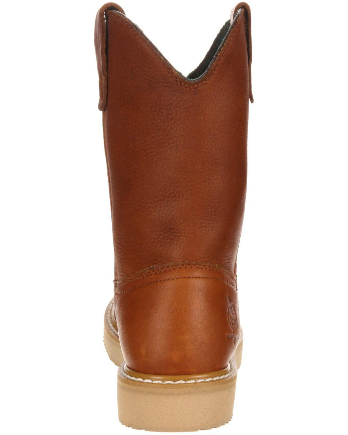 Image #6 - Georgia Boot Men's Wellington Barracuda Work Boots - Steel Toe, Brown, hi-res