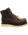 Image #2 - AdTec Men's 6" Rancho Moc Work Boots - Composite Toe, Dark Brown, hi-res
