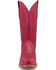 Image #4 - Black Star Women's Paradise Western Boot - Snip Toe, Fuchsia, hi-res