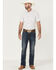 Image #2 - Moonshine Spirit Men's Cocopah Southwestern Print Short Sleeve Snap Western Shirt, White, hi-res