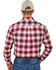 Image #2 - Noble Outfitters Men's Plaid Print Long Sleeve Button Down Western Shirt , Rust Copper, hi-res