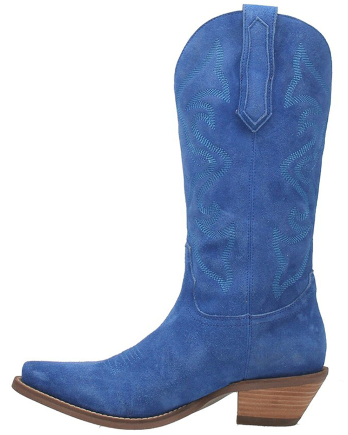 Image #3 - Dingo Women's Out West Western Boots - Snip Toe, Blue, hi-res