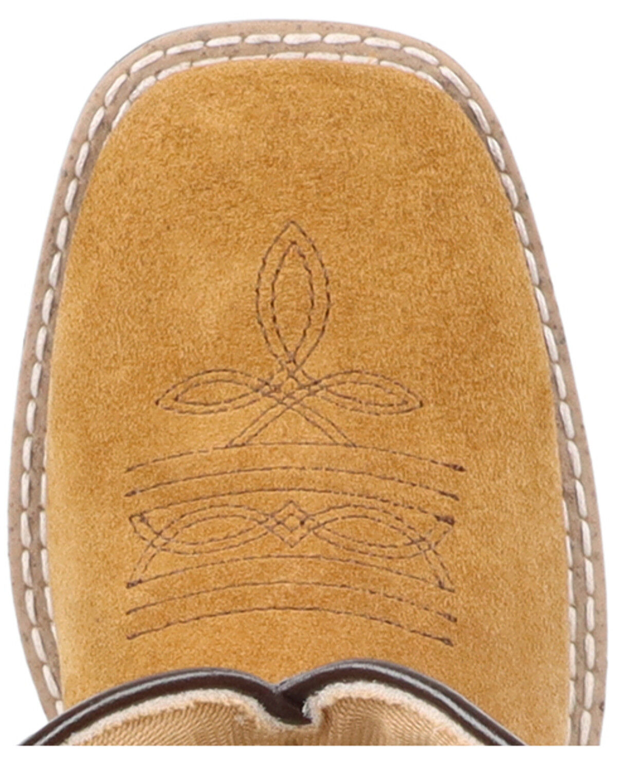 Image #6 - Smoky Mountain Little Boys' Tex Western Boots - Broad Square Toe, Tan, hi-res