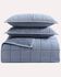 Image #2 - HiEnd Accents Stonewashed Denim Twin Size Quilt Set - 2 Piece, Blue, hi-res