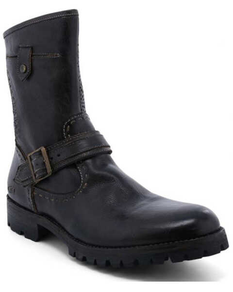 Bed Stu Men's Brando Western Casual Boots - Round Toe , Black, hi-res