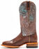 Image #3 - Shyanne Women's Chocolate Verbena Western Boots - Square Toe, , hi-res