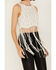 Image #3 - Rock & Roll Denim Women's Sleeveless Boot Stitch Fringe Tank, Natural, hi-res