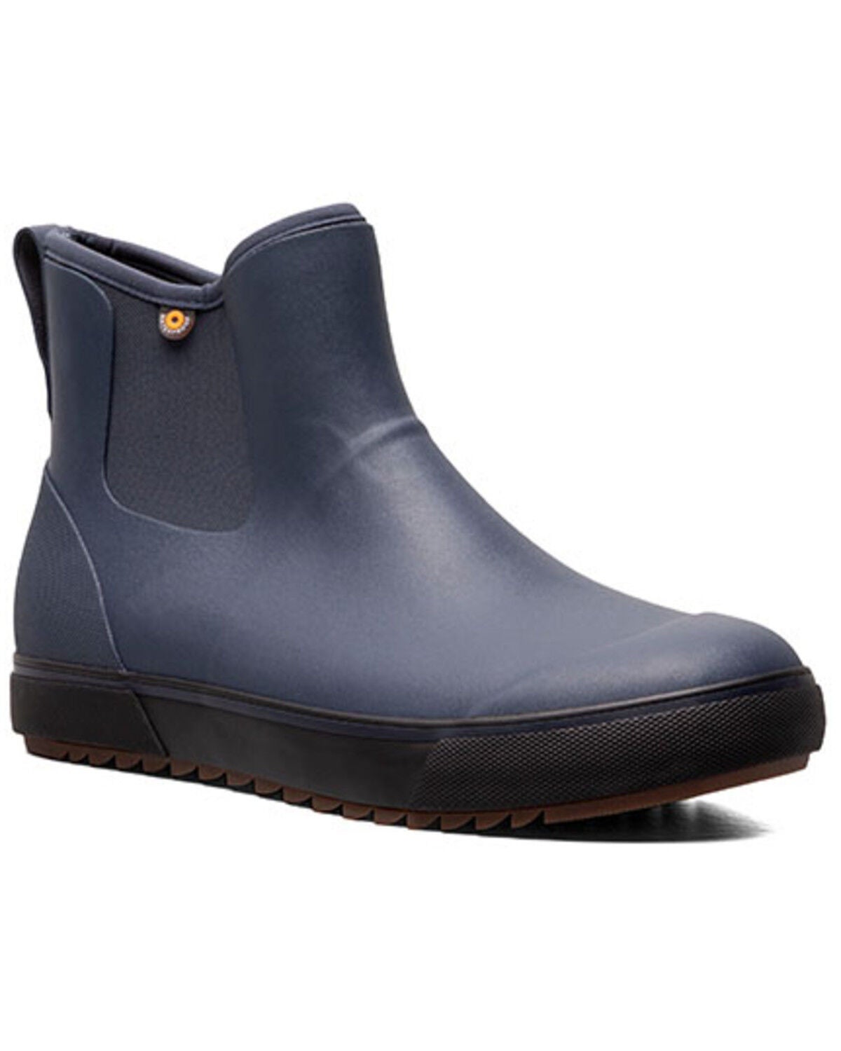 Bogs Men's Kicker Chelsea Neo Waterproof Rain Boots - Round Toe, Navy, hi-res