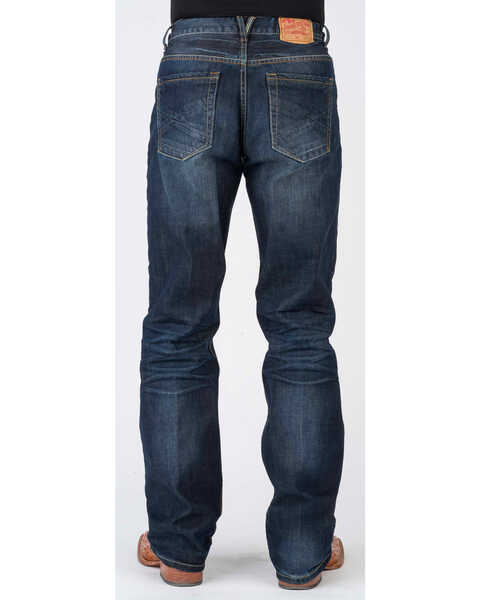 Image #1 - Stetson Men's Modern Fit Bootcut Jeans, Blue, hi-res