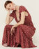 Beyond The Radar Women's Picnic Dot Maxi Dress, Red, hi-res