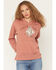 Image #1 - Idyllwind Women's Buckle Up Cowboy Hoodie, Sienna, hi-res