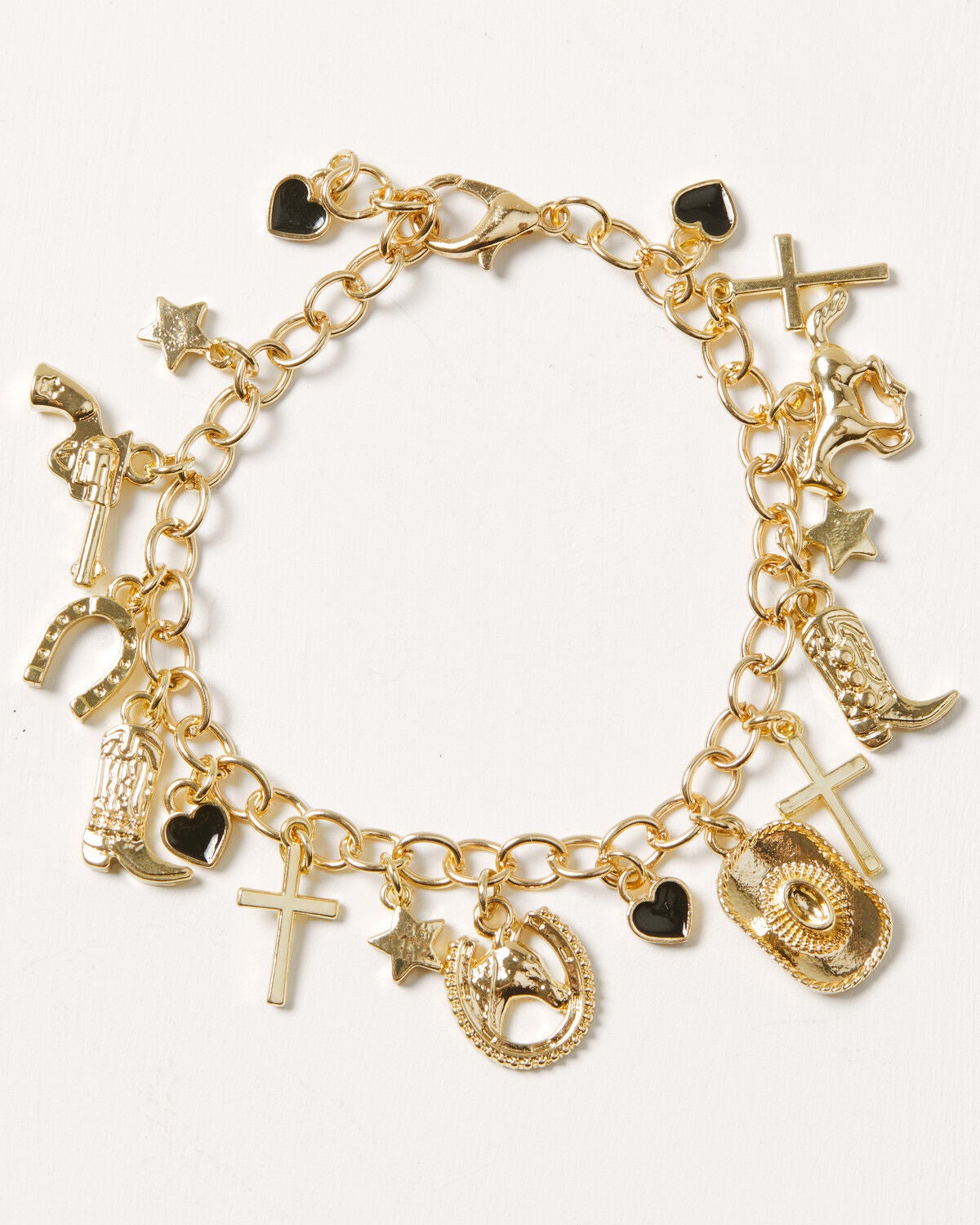 Image #1 - Shyanne Women's Charm Bracelet, Gold, hi-res