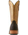 Image #3 - Ariat Men's Futurity Finalist Exotic Caiman Western Boots - Square Toe, Chocolate, hi-res