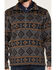 Image #3 - Cinch Men's Southwestern 1/4 Zip-Up Pullover, Charcoal, hi-res