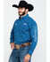 Image #3 - Wrangler Men's Royal Blue Ford Logo Print Long Sleeve Western Shirt , , hi-res