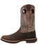 Image #3 - Durango Men's Rebel Pro Performance Boots - Broad Square Toe, Brown, hi-res