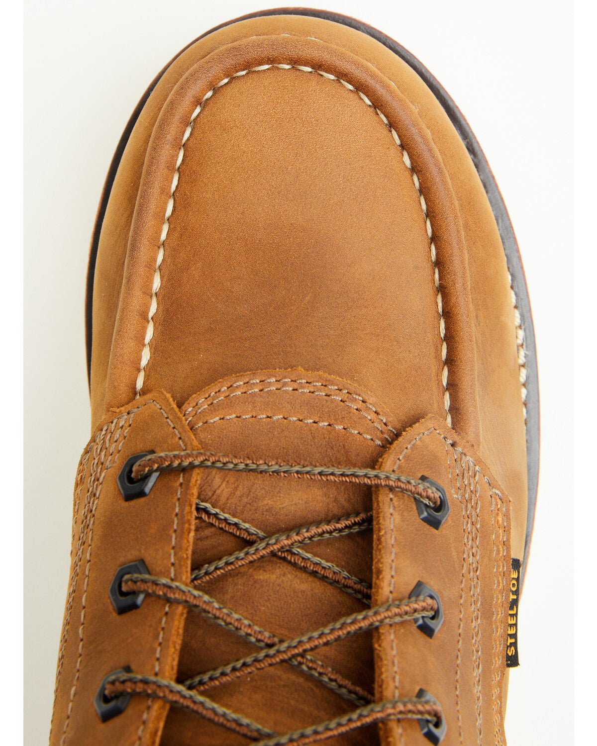 Image #6 - Cody James Men's 6" Bedrox Lace-Up Moc Work Boots - Steel Toe, Brown, hi-res