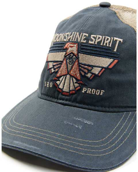 Image #2 - Moonshine Spirit Men's Teal Thunderbird Embroidered Mesh-Back Ball Cap , Teal, hi-res