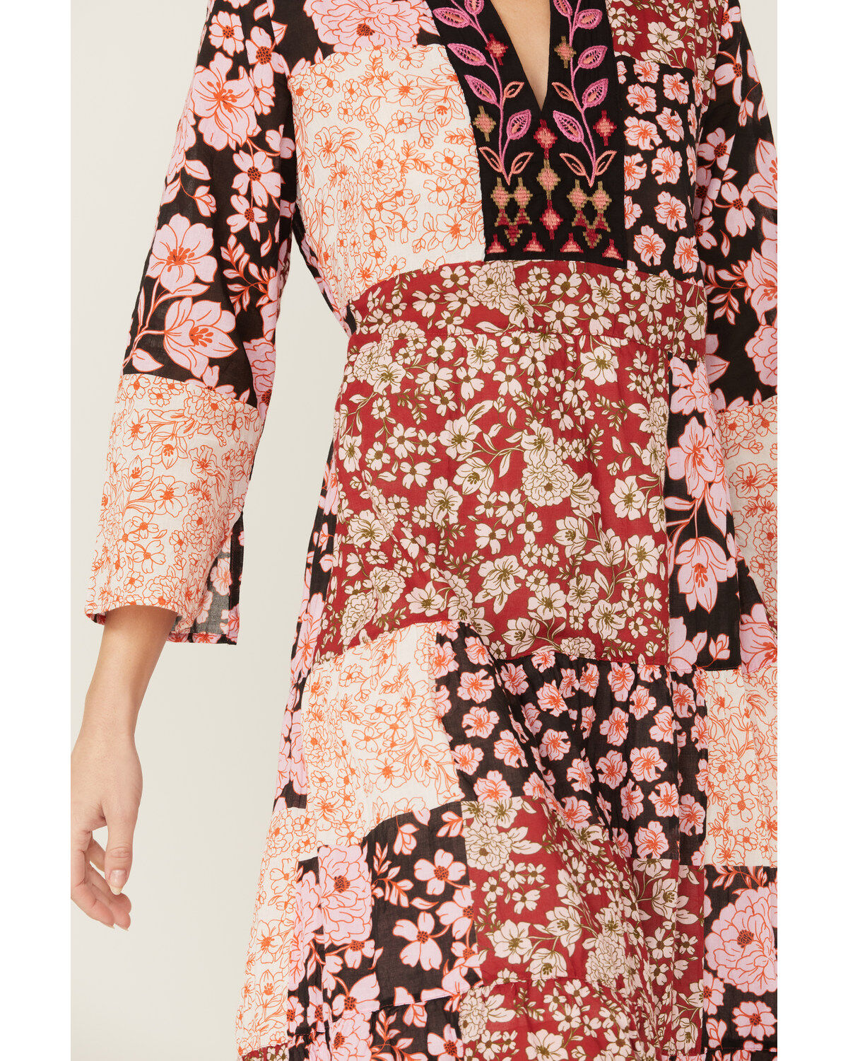 Image #3 - Johnny Was Women's Flora Tie Back Midi Dress, , hi-res