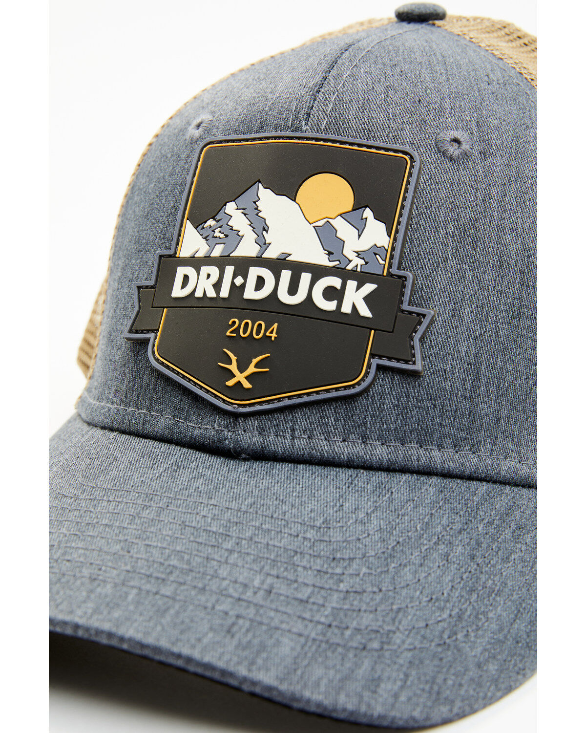 Image #2 - Dri-Duck Men's Superior Mountain and Moon Patch Ball Cap, Navy, hi-res