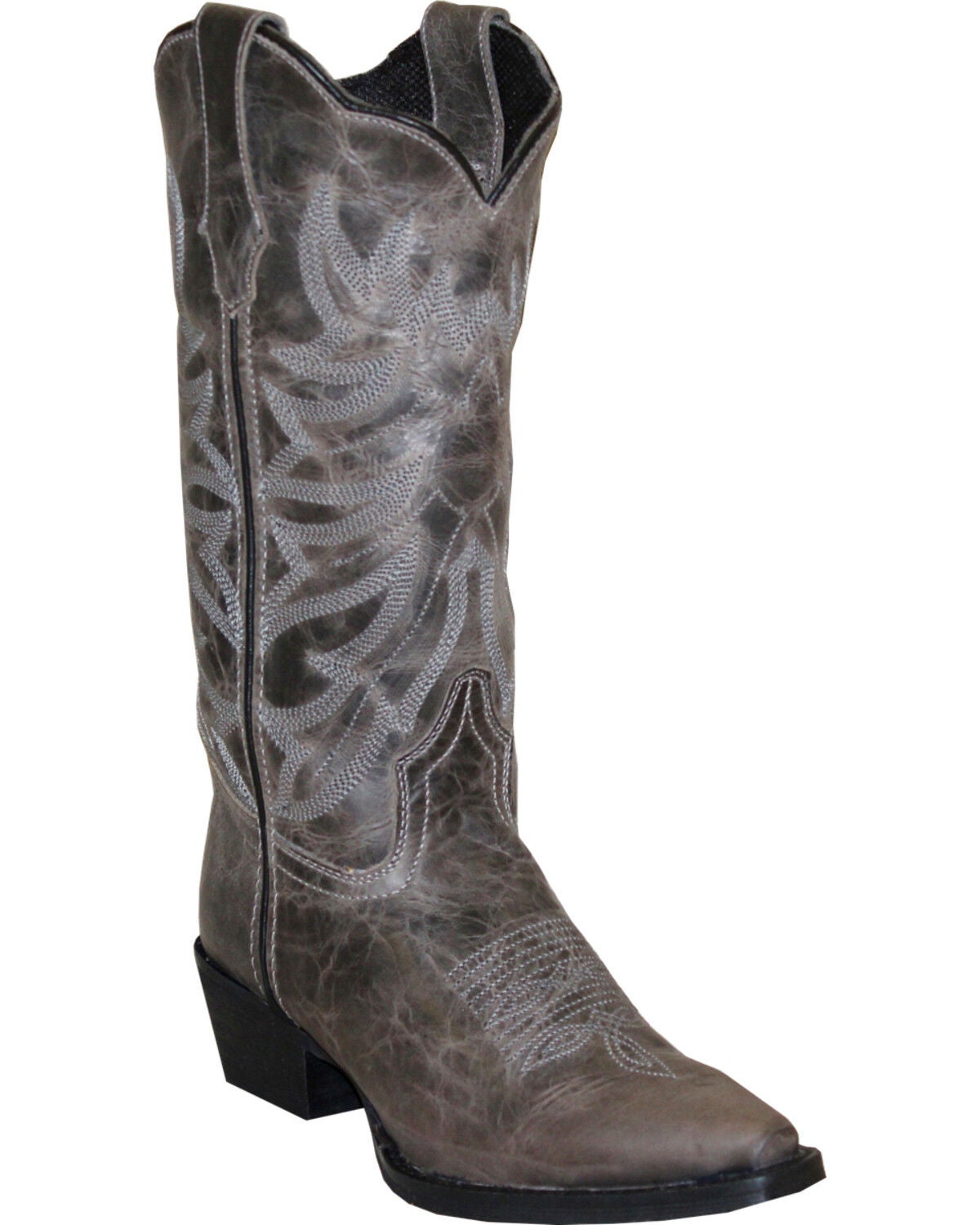 Image #1 - Rawhide Women's 12" Scalloped Top Western Boots, , hi-res