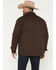 Image #4 - Cody James Men's Boone Quilted Flannel Lined Snap Shirt Jacket, Brown, hi-res