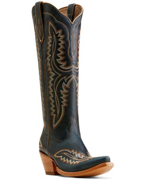 Ariat Women's Casanova Tall Western Boots - Snip Toe , Blue, hi-res