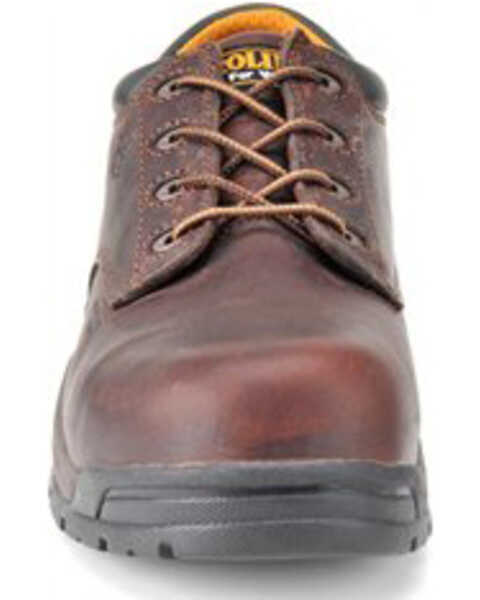 Carolina Men's ESD Oxford Shoe - Composite Toe, Dark Brown, hi-res