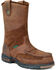 Georgia Boot Men's Athens Wellington Work Boots, Brown, hi-res