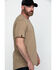 Hawx Men's Pocket Crew Short Sleeve Work T-Shirt , Tan, hi-res