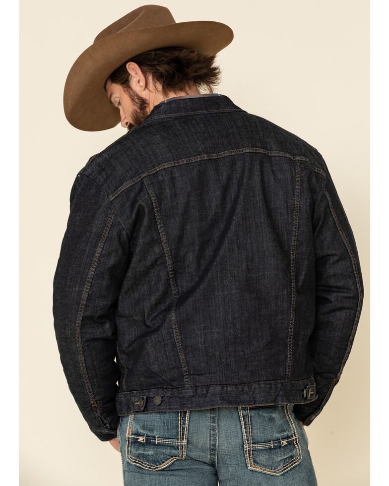 Wrangler Retro Men's Sherpa Lined Denim Trucker Jacket | Boot Barn