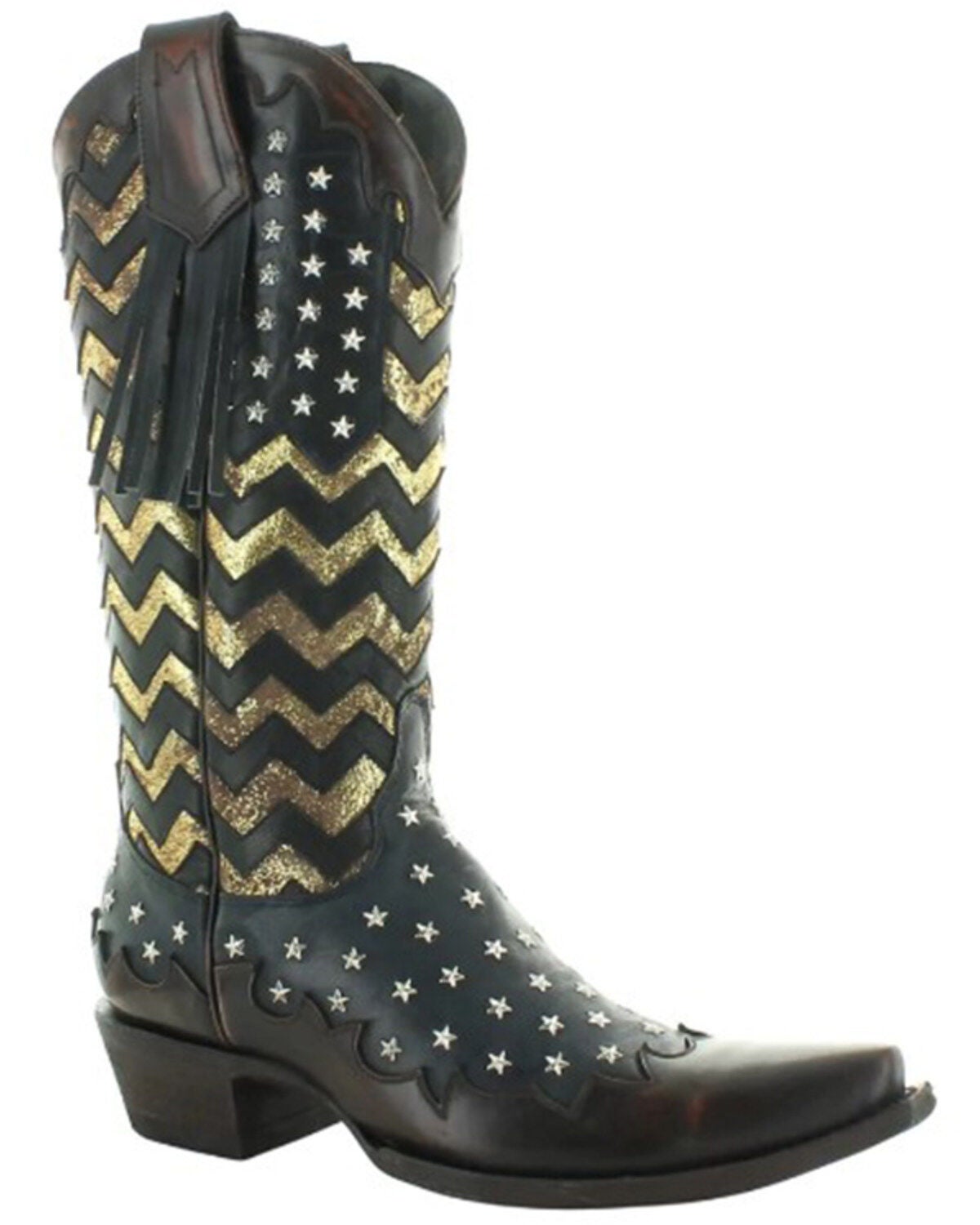Old Gringo Women's Tracy OG Western Boots - Snip Toe, Blue, hi-res