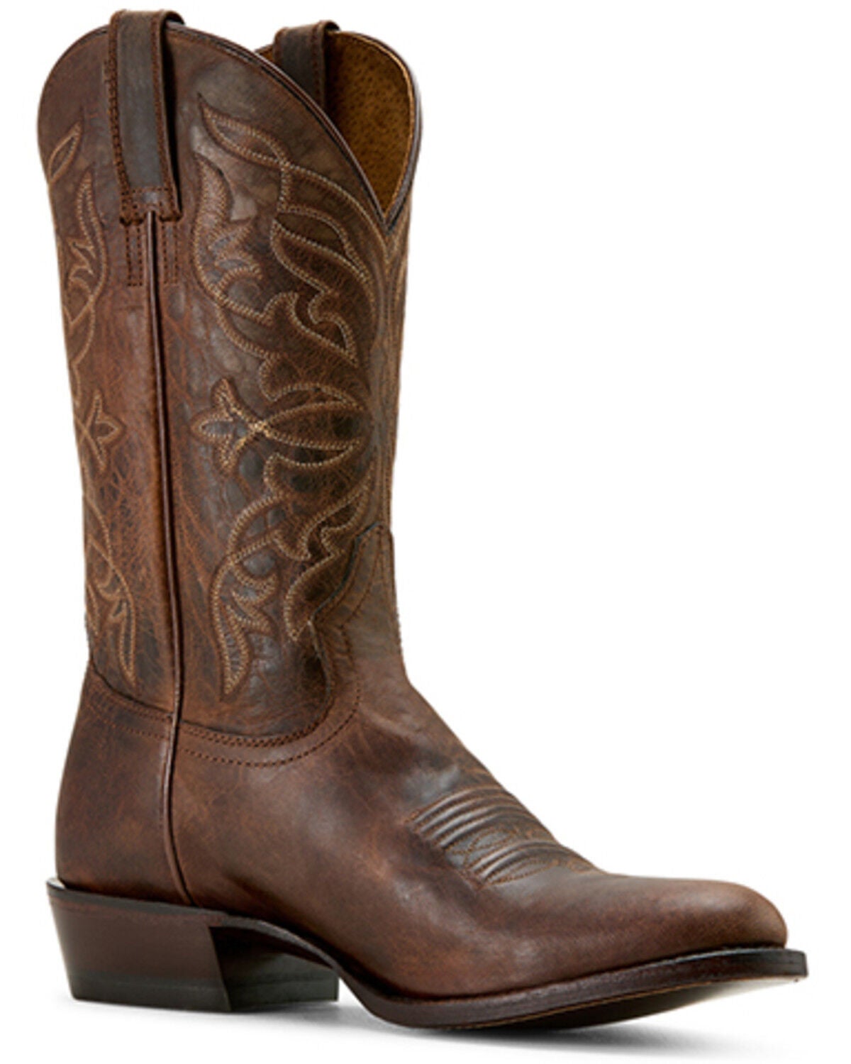Ariat Men's Maverick Western Boots - Round Toe, Brown, hi-res