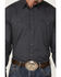 Roper Men's Charcoal Popiln Long Sleeve Snap Western Shirt , Charcoal, hi-res