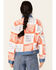 Image #4 - Wrangler Women's Blue Jean Lady Printed Denim Jacket, Red/white/blue, hi-res
