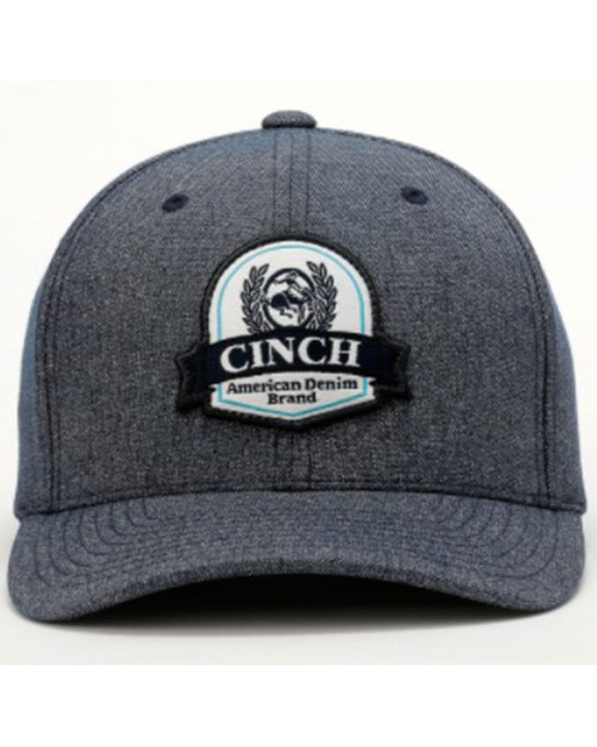 Image #3 - Cinch Men's Logo Patch Ball Cap, Navy, hi-res