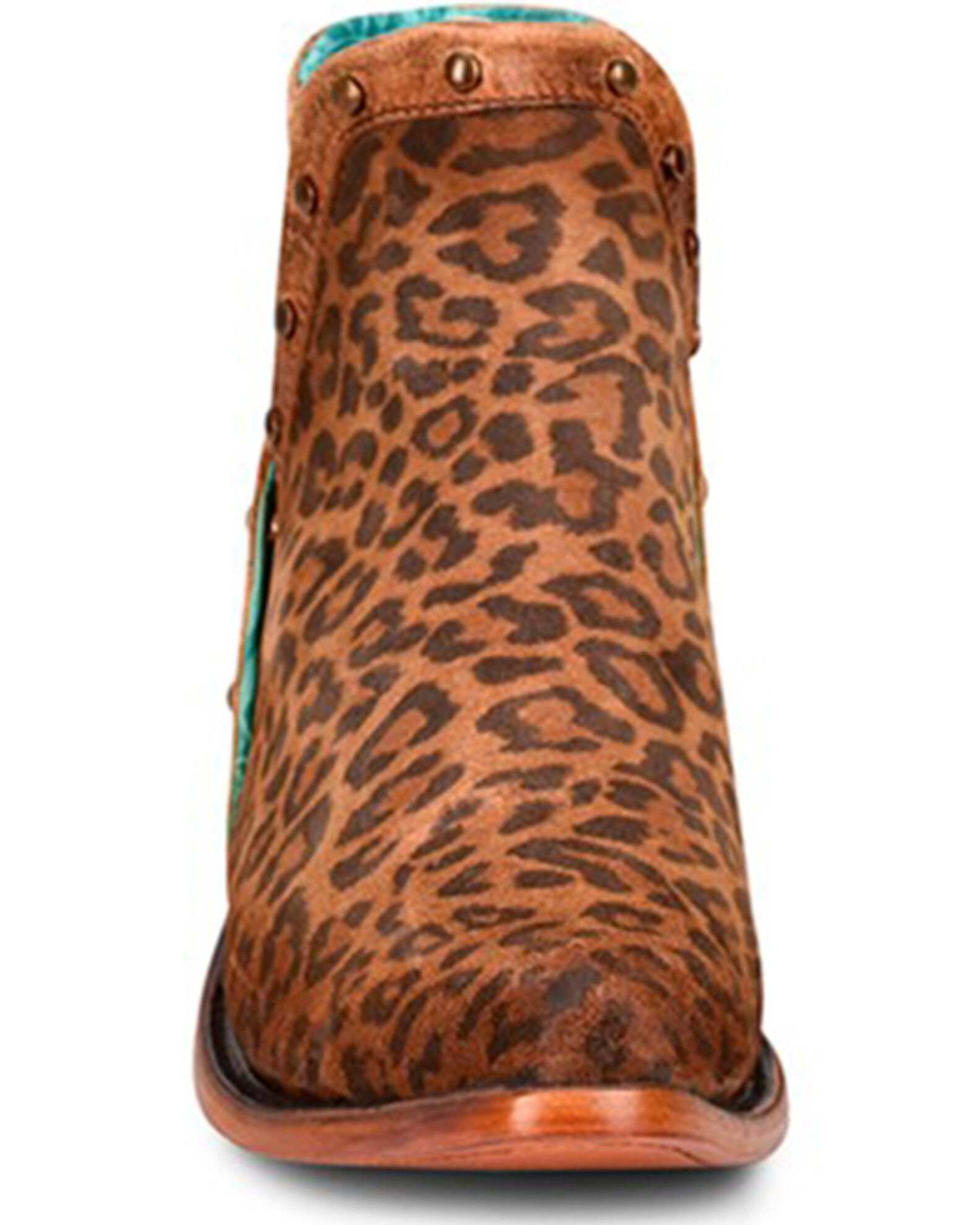 Corral Women s Leopard Print Fashion Booties Snip Toe Boot Barn