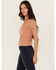 Image #2 - White Crow Women's Texas Hold 'Em Short Sleeve Tee, Tan, hi-res